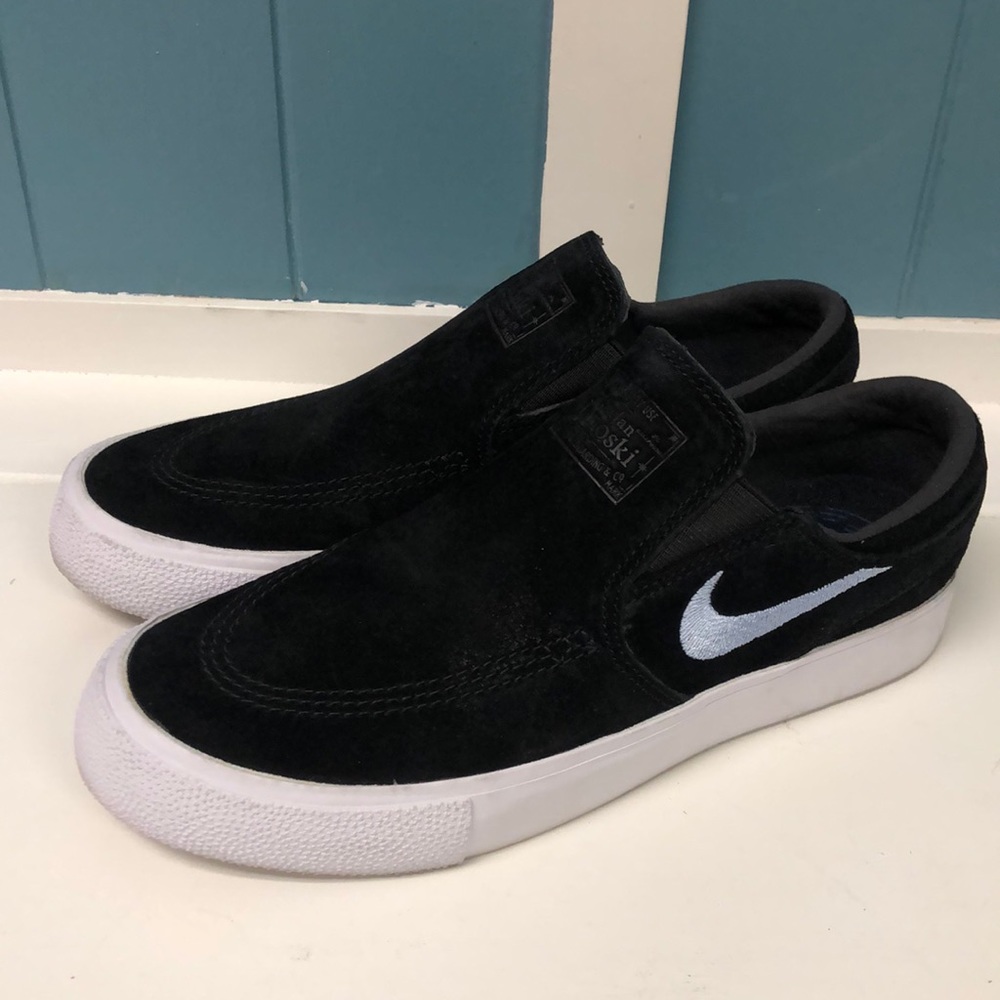 NIKE Air SB ZOOM STEFAN‎ JANOSKI suede CUSTOM DESIGNED SLIP-ON SNEAKERS size 5